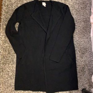 JCrew Black Coatigan (sweater coat)